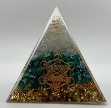 Piramide orgonite malachite usato  Loro Ciuffenna