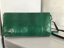 Vintage green snakeskin for sale  STRATHAVEN