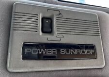Sunroof control switch for sale  ROTHERHAM