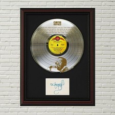 Curtis Mayfield - Move On Up prata LP emoldurado cartão de assinatura display comprar usado  Enviando para Brazil
