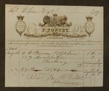 1845 billhead london for sale  UK