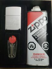 Coffret zippo chromé d'occasion  Arnouville