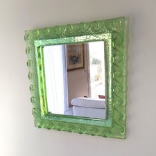 Miroir carre resine d'occasion  Agon-Coutainville