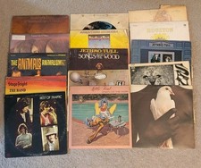 Lot 15 Classic Rock Records Animals Santana Moody Blues Traffic Jethro Tull Feat, usado comprar usado  Enviando para Brazil