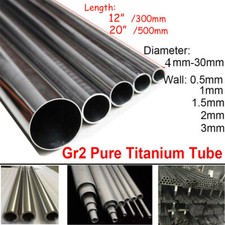Tubo de titânio 500mm 300mm Gr2 tubo Ti 0,5/1/1,5/2/3mm alta intensidade OD 10-30mm comprar usado  Enviando para Brazil