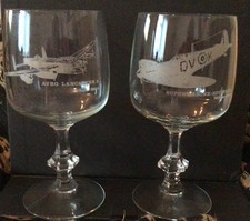 Ww2 etched wine for sale  SHEERNESS