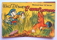 1946 WALT DISNEY Mini Book Serie G #106 DONALD DUCK MICKEY MOUSE MINIE PLUTO VINTAGE comprar usado  Enviando para Brazil