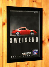 Need for Speed High Stakes PS1 raro pôster promocional vintage/arte publicitária emoldurada comprar usado  Enviando para Brazil