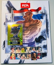 Sagat Gold Ice 12/25 Street Fighter 2 Champion Edition PSA Exclusivo + Revista comprar usado  Enviando para Brazil