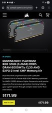 Corsair Dominater 6000mhz Cl30 AMD Expo LEIA DESC!, usado comprar usado  Enviando para Brazil