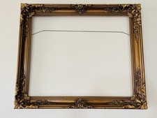 Pintura francesa antiga em madeira dourada/espelho ornamentado moldura suspensa 26” x 22” comprar usado  Enviando para Brazil