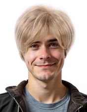 Perruque synthétique homme d'occasion  France