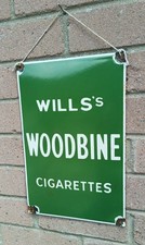 Woodbine cigarettes enamel for sale  MAGHERAFELT