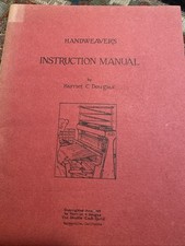 Handweaver instruction manual for sale  Salida