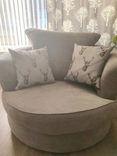 Grey swivel cuddle for sale  MIDDLESBROUGH