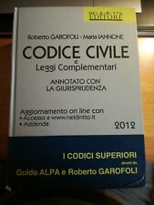 Codice civile annotato usato  Sassari