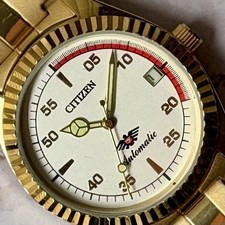 Relógio automático CITIZEN ouro dia exibição antigo vintage, usado comprar usado  Enviando para Brazil