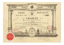 Bordeaux diplome martiniste. d'occasion  Vaison-la-Romaine