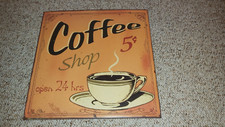 Werbeschild coffee shop gebraucht kaufen  Rostock