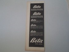 Advertising pubblicità 1952 usato  Salerno