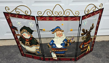 Christmas fireplace screen for sale  Waterville
