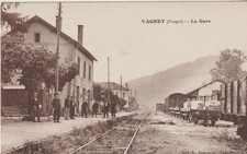 Cpa vagney gare d'occasion  Monthureux-sur-Saône