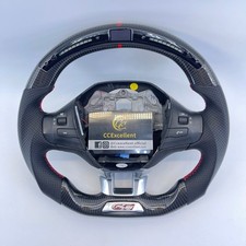 Usado, Volante de fibra de carbono real Renault Peugeot 208/308 GTI com LED na parte superior comprar usado  Enviando para Brazil