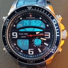 Herrenuhr armbanduhr 46mm gebraucht kaufen  Esslingen am Neckar