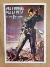 Manifesto propaganda fascista usato  Villarosa