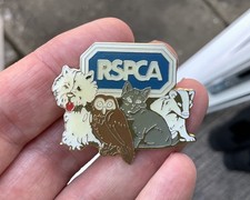 Rspca pin badge for sale  HEREFORD