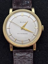 Relógio masculino vintage 1952 Bulova ouro 14k corda automática - Muito bom comprar usado  Enviando para Brazil