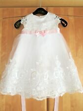 Taufkleid mädchen weiß gebraucht kaufen  Meldorf