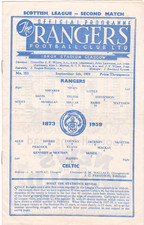 Scottish football programme for sale  WAKEFIELD