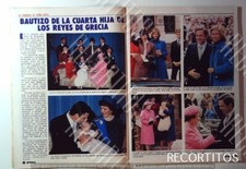 Usado, CLIPPINGS PR 600 ANA MARIA DE GRECIACONSTANTINO REINA ISABEL II ELIZABETH QUEEN comprar usado  Enviando para Brazil