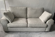 Grey beige settee for sale  ST. HELENS