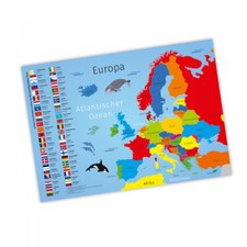 Kinder lernposter europa gebraucht kaufen  Großschönau
