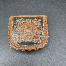 Antique leather embossed for sale  Spring