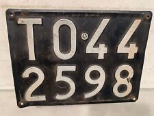 Targa auto epoca usato  Seregno