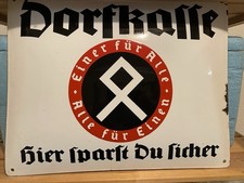 Emaille riginalschild dorfkaff gebraucht kaufen Emaille riginalschild dorfkaff gebraucht kaufen  Hamburg