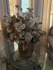 Flor com estojo artificial linda bege marrom  comprar usado  Enviando para Brazil