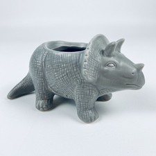 Gray ceramic triceratops for sale  Fort Wayne