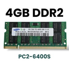 1x RAM SAMSUNG 4GB 2Rx8 PC2-6400S-666-12-D3 DDR2 SODIMM Laptop MEMORY#241 na sprzedaż  Wysyłka do Poland