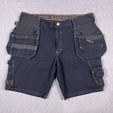 Shorts Bjornklader Carpenter Ace 54 36x10 trabalho construção lona bolsos de carga comprar usado  Enviando para Brazil