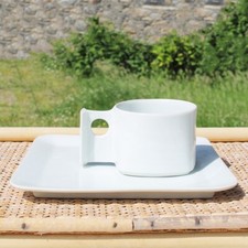 Tasse déjeuner soucoupe d'occasion  Cerisy-la-Salle