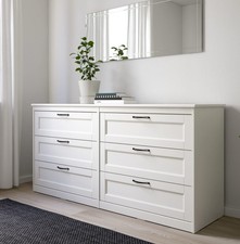 ikea white drawers for sale  HAYWARDS HEATH
