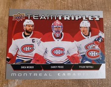 Montreal Canadiens 2021-22 Upper Deck Team Triples #TT-MTL Weber/Preço/Toffoli comprar usado  Enviando para Brazil