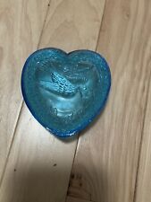 Heart shaped blue for sale  Norwich