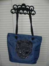 Totenkopf shopper strandtasche gebraucht kaufen  Minden