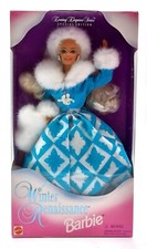 Używany, 1996 Zimowa renesansowa lalka Barbie / Evening Elegance / Mattel 15570, nrfB na sprzedaż  Wysyłka do Poland