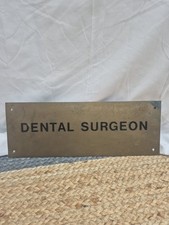 Vintage brass dental for sale  STOKE-ON-TRENT